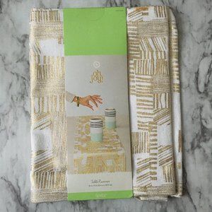 Oh Joy! | Target white metallic gold table runner